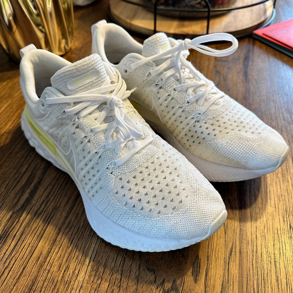 Nike React Infinity Run FK 2 - White/Platinum size 10.5